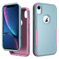 Shockproof Heavy Duty Hard Cover Case for iPhone X XR XS Max Clear by Merch Section