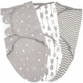 Bublo Baby Baby Swaddle Blanket Boy Girl, 3 Pack Large Swaddles, Gray by Vanessa Jane