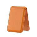 Magnetic Card Holder MagSafe Wallet RFID 3-Card Vegan Leather for iPhone 17 16 15 14 13 12 Gray by Merch Section