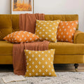 MIULEE Set of 2 Decorative Throw Pillow Covers Rhombic Jacquard Pillowcase Soft by Vanessa Jane