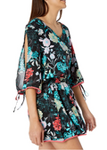 Bar III Women's Split-Sleeve Tunic Cover-Up by Vanessa Jane
