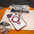Shockproof MagSafe Case for iPhone 17 Pro Max Air with Kickstand Camera Lens Cover by Merch Section