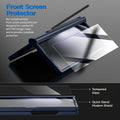 Shockproof Case with Hinge Cover Screen Protector for Samsung Galaxy Z Fold 5 Green by Merch Section