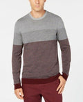 Tasso Elba Mens Colorblocked Supima Pullover Sweater by Vanessa Jane