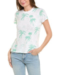 ATM Anthony Thomas Melillo Womens Palm Print Crewneck T Shirt, Size XS by Vanessa Jane