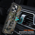 Camouflage Pattern Kickstand Shockproof Case for iPhone 17 Pro Max Air 16 15 14 13 12 by Merch Section