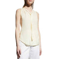 NIC+ZOE Soft Drape Tie Tank in Lemonade by Vanessa Jane