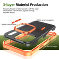 MagSafe Heavy Duty Shockproof Case for iPhone 17 Pro Max Air 17e 16 15 14 13 12 11 Black by Merch Section
