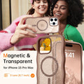 Magnetic Case for iPhone 15 Pro Max 6.7" Desert Titanium Brown by Merch Section