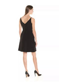 Maggy London Women's Dream Crepe Fit and Flare with Feminine Lace, Black,size 2 by Vanessa Jane