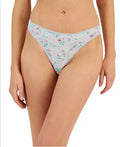 Charter Club Everyday Cotton Womens Lace-Trim Thong by Vanessa Jane