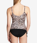 Calvin Klein Chameleon Crossover Tankini Top Women's Swimsuit Nectar,Size XS by Vanessa Jane