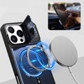 Magnetic Stand MagSafe Case with Lens Cover for iPhone 17 Pro Max 16 15 14 13 12 11 by Merch Section