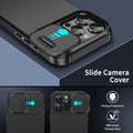 Shockproof Case With Slide Camera Cover for iPhone 17 Pro Max 16 15 14 13 12 11 by Merch Section
