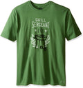 Life is Good Mens Grill Sergeant Crusher Tee, Treetop Green, Small by Vanessa Jane