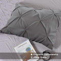 Laura's Lace 3 Piece Pintuck Pinch Pleated Duvet Cover by DailySale