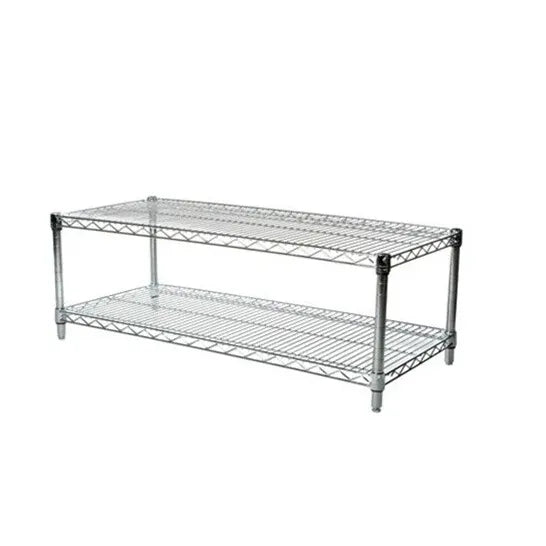 WIRE SHELF 18"x54" CHROME 2 CT DS by Pasteur Pharmacy