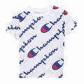 Champion Boys Script Logo T-Shirt by Vanessa Jane