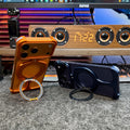 Rotatable Ring Stand Metal Bumper Case for iPhone 17 Pro Max 16 15 14 13 Pro Max by Merch Section