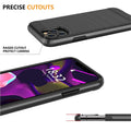Shockproof Case with Tempered Glass for iPhone 11 Pro Max Multicolor by Merch Section