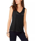 International Concepts Petite Velvet Illusion V-Neck Tank Top,Various Sizes by Vanessa Jane