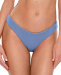 Becca Pucker up Textured Shirred-Back Hipster Bikini Bottoms Womens Swimsuit by Vanessa Jane