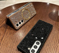 Bling Glitter Magnetic Shockproof Hard Rugged Case for Samsung Galaxy Z Fold 7/6/5/4/3 by Merch Section