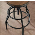 Home Decorators Collection Hamrick Industrial Adjustable Height Bar Stool, Black by Vanessa Jane