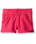 Hanes Little Girls' Ruffle Pocket Shorts, Pink, X-Small -4/5 by Vanessa Jane