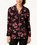 Alfani Women's Printed Piped Blouse Size XXL by Vanessa Jane
