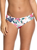 Roxy Urban Waves Full Bikini Bottoms, Bright White Tallows by Vanessa Jane
