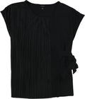 Alfani Pleated Side-Tie Top, Size Large by Vanessa Jane