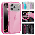 Clear Heavy Duty Shockproof Case for iPhone 17 16 15 Pro Max 14 13 12 11 XS by Merch Section