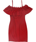 Bcx Juniors Lace-Trim Off-the-Shoulder Dress, Size 3 by Vanessa Jane