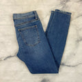 Current/Elliott Stiletto Distressed Ankle Skinny Jeans Stretch Indigo, SZ 27 by Vanessa Jane