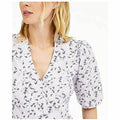 INC Womens Puff Sleeve Floral Blouse, Size Small by Vanessa Jane