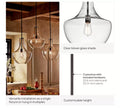 KICHLER Everly 19.75 in. 1-Light Olde Bronze Transitional Shaded Pendant by Vanessa Jane