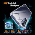 Shockproof Case with Tempered Glass for Samsung Galaxy A17 5G A16 5G Clear by Merch Section