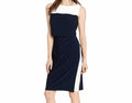 American Living Womens Julius Popover Sleeveless Party Dress, Navy, Size 16 by Vanessa Jane