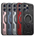 360° Rotation Shockproof MagSafe Case for iPhone 17 16 15 14 13 Pro Max Plus Air Black by Merch Section