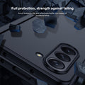 Shockproof Case with Tempered Glass for Samsung Galaxy Z Fold 6 Multicolor by Merch Section