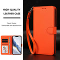 Magnetic Flip Leather Wallet Case for iPhone 17 Pro Max 17 Pro 17 Air 17e 16 Pro Max Black by Merch Section