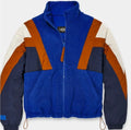 UGG Womens Kieren UGGfluff / Nylon Jacket Fleece/Nylon in Night Sky/Hardwood, Size M by Vanessa Jane