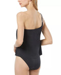 Michael Michael Kors Womens Chain-Trim One-Shoulder Tankini Top, Medium by Vanessa Jane