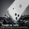 Clear Heavy Duty Shockproof Case for iPhone 17 16 15 Pro Max 14 13 12 11 XS by Merch Section