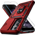 Shockproof Case with Tempered Glass for Samsung Galaxy A17 5G Black by Merch Section