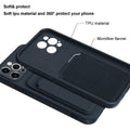 Shockproof Rubber Card Holder Wallet Case for iPhone 17 Pro Max 16 15 14 by Merch Section