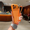 Wrist Strap Clear Hard Transparent Case for iPhone 17 Pro Max Air 16 15 14 13 12 by Merch Section