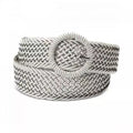 International Concepts Woven Braid Wrapped Buckle Belt by Vanessa Jane