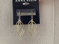 Anne Klein Gold-Tone Orbital Drop Extra Large Earrings by Vanessa Jane
